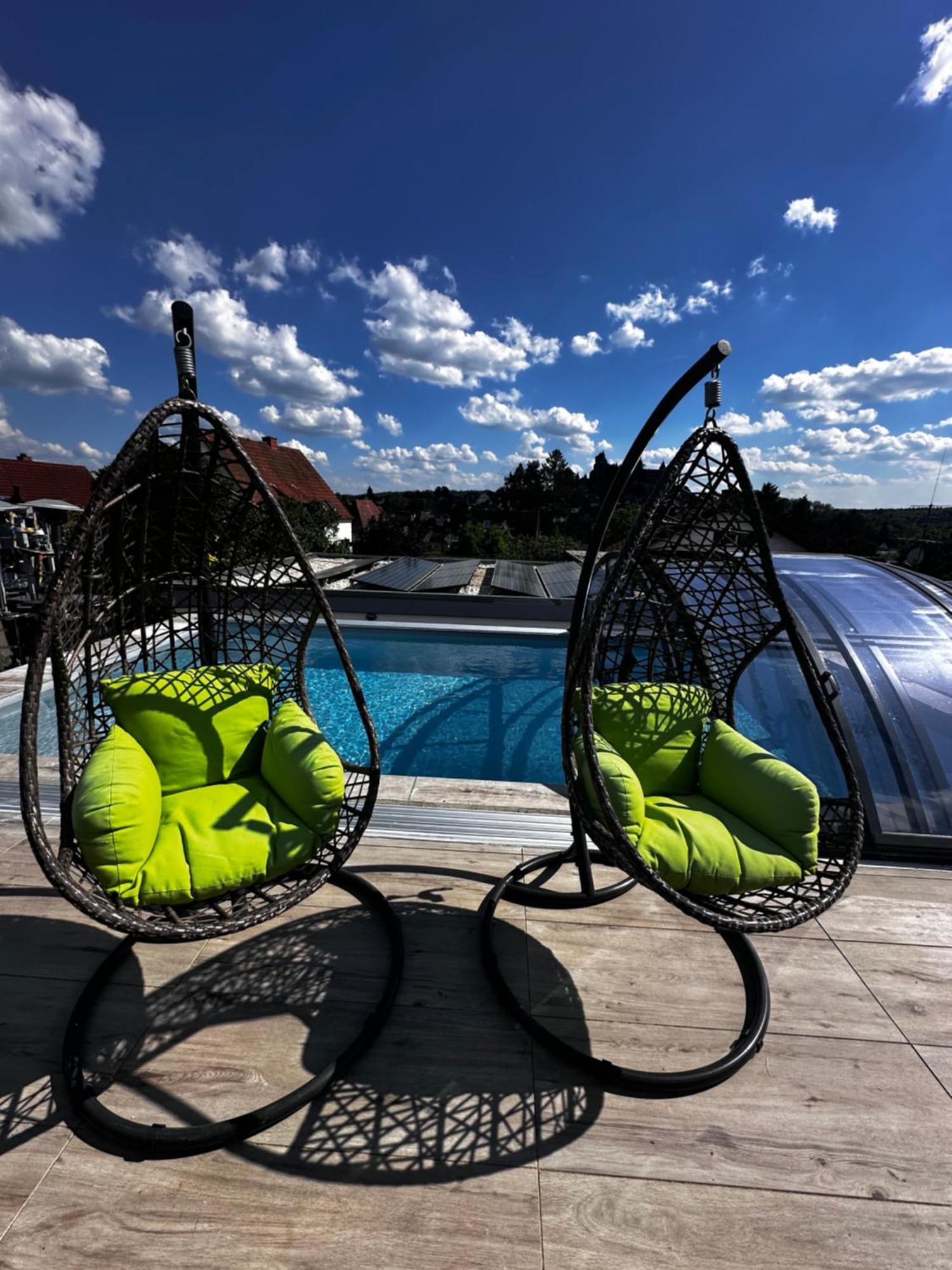 Schlossblick - 4 Sterne Sauna Pool Whirlpool Exklusiv Apartment *
